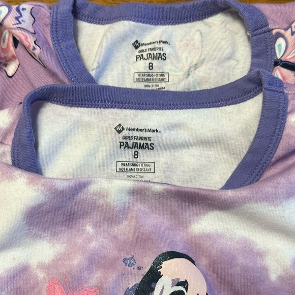 Girls pajama sets size 8 from Sam’s. - Picture 7 of 8